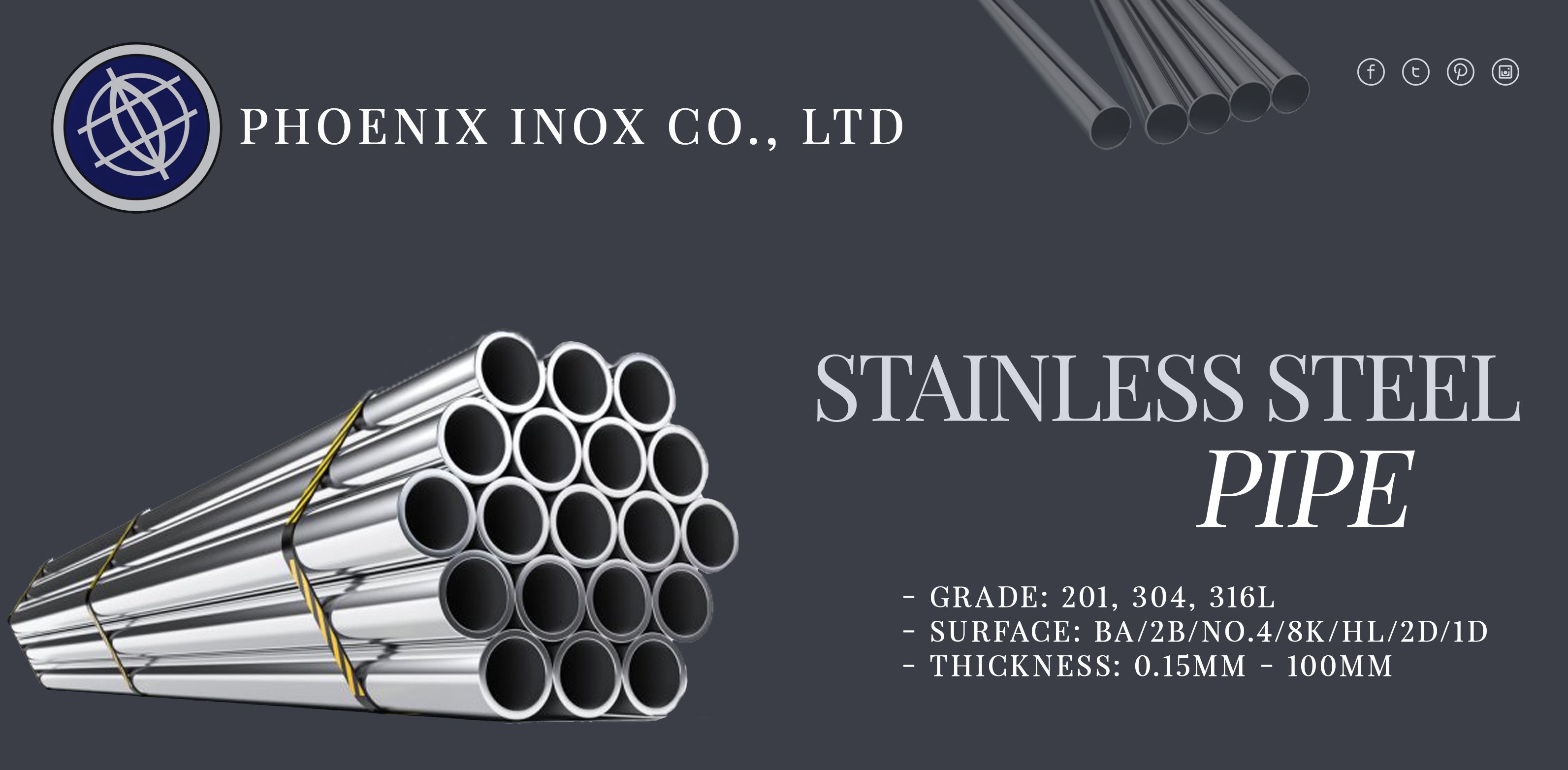WE SPECIALIZE IN STAINLESS STEEL CIRCLES & PIPES